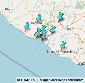 Mappa Villaggio Mosè AG IT, 92100 Villaggio Mosè AG, Italia (11.06545)