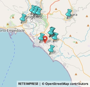 Mappa Via Guido Cavalcanti, 92100 Agrigento AG, Italia (3.7575)