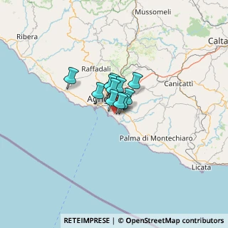 Mappa Via Guido Cavalcanti, 92100 Agrigento AG, Italia (5.84364)