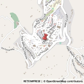 Mappa Via Ponte Tamburino, 22, 95044 Mineo, Catania (Sicilia)