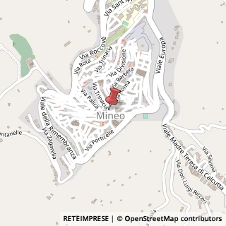 Mappa Via Trinacria, 3, 95044 Mineo, Catania (Sicilia)