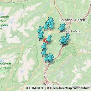 Mappa Via Mimiela, 38012 Predaia TN, Italia (11.1015)