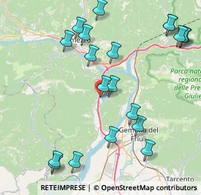 Mappa Via Tolmezzo, 33010 Trasaghis UD, Italia (9.636)