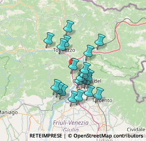 Mappa Via Tolmezzo, 33010 Trasaghis UD, Italia (10.671)