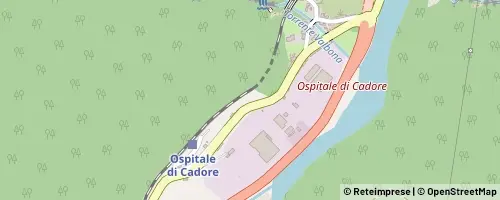 Mappa Ospitale di Cadore