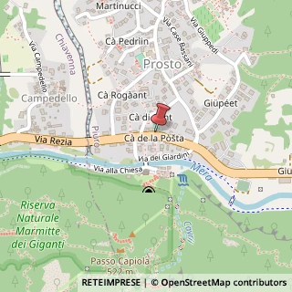 Mappa Via Mera, 5, 23020 Piuro, Sondrio (Lombardia)