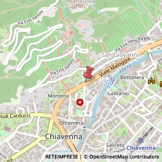 Mappa Viale maloggia 25, 23022 Chiavenna, Sondrio (Lombardia)