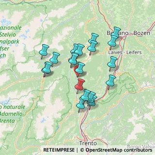 Mappa Via IV Novembre 19 - Taio, 38012 Taio TN, Italia (12.0695)