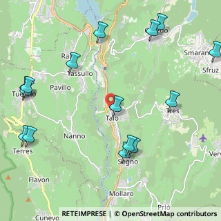 Mappa Via IV Novembre 19 - Taio, 38012 Taio TN, Italia (2.73867)