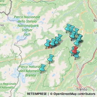 Mappa Via Pietro Bernardelli, 38020 Commezzadura TN, Italia (13.605)