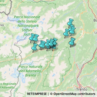 Mappa Via Pietro Bernardelli, 38020 Commezzadura TN, Italia (9.23706)