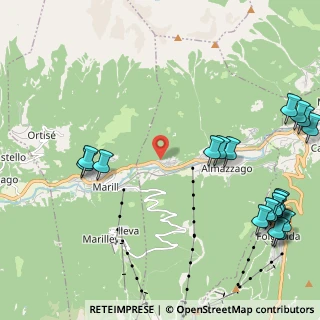 Mappa Via Pietro Bernardelli, 38020 Commezzadura TN, Italia (2.994)