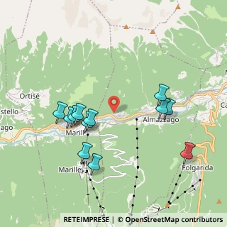 Mappa Via Pietro Bernardelli, 38020 Commezzadura TN, Italia (1.91167)