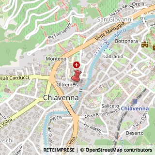 Mappa Via Paolo Bossi, 16, 23022 Chiavenna, Sondrio (Lombardia)
