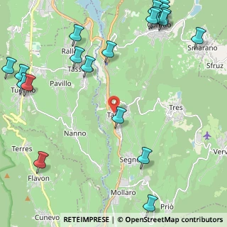 Mappa Via Silvio Vois, 38012 Taio TN, Italia (3.149)