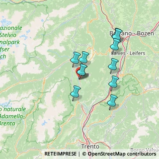 Mappa Via Silvio Vois, 38012 Taio TN, Italia (11.51545)