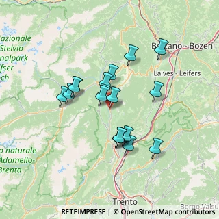 Mappa Via Desiderio Reich, 38012 Taio TN, Italia (11.48778)