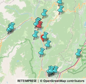Mappa Via Desiderio Reich, 38012 Taio TN, Italia (8.921)