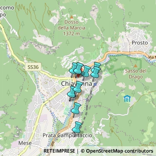 Mappa Via Paolo Bossi, 23022 Chiavenna SO, Italia (0.53545)