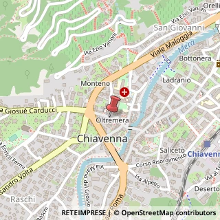 Mappa Via paolo bossi 24, 23022 Chiavenna, Sondrio (Lombardia)