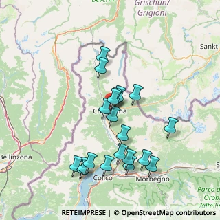 Mappa Via Paolo Bossi, 23022 Chiavenna SO, Italia (14.397)