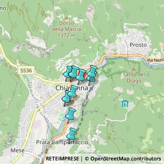 Mappa Via G. Chiarelli, 23022 Chiavenna SO, Italia (0.58909)