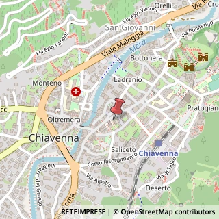 Mappa Via Francesco Dolzino, 58, 23022 Chiavenna, Sondrio (Lombardia)