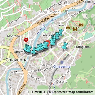 Mappa Via Francesco e Giovanni Dolzino, 23022 Chiavenna SO, Italia (0.133)