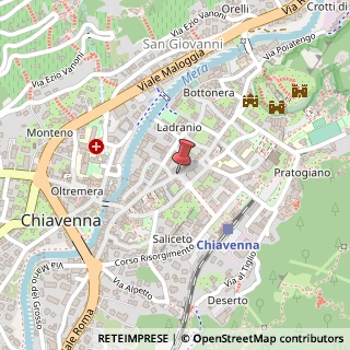 Mappa Piazza giovanni bertacchi 8, 23022 Chiavenna, Sondrio (Lombardia)