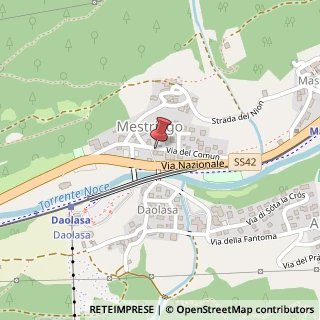 Mappa Via del Comun, 20, 38020 Commezzadura, Trento (Trentino-Alto Adige)