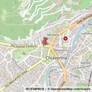 Mappa Via Giosuè Carducci, 23, 23022 Chiavenna, Sondrio (Lombardia)