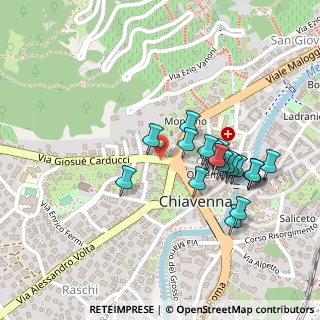 Mappa Via Giosuè Carducci, 23022 Chiavenna SO, Italia (0.2115)