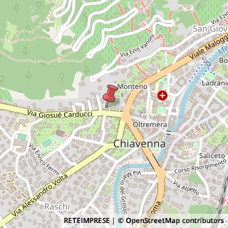 Mappa Via Giosuè Carducci, 12/A, 23022 Chiavenna, Sondrio (Lombardia)
