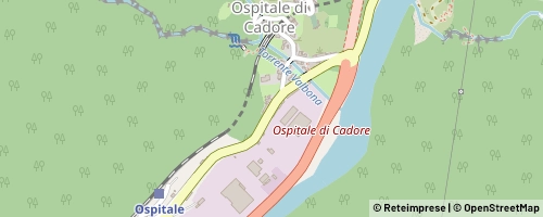 Mappa Ospitale di Cadore