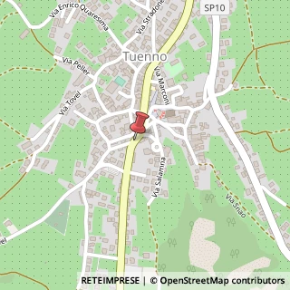 Mappa Via Trento, 8, 38019 Tuenno, Trento (Trentino-Alto Adige)