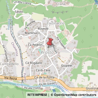 Mappa Via del Palazzo Vertemate, 24, 23020 Piuro, Sondrio (Lombardia)