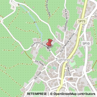 Mappa Via E. Quaresima, 13, 38019 Tuenno, Trento (Trentino-Alto Adige)
