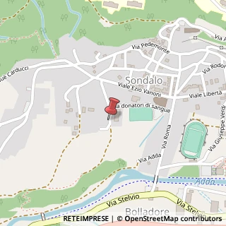 Mappa Via Giacomo Leopardi, 24, 23035 Sondalo, Sondrio (Lombardia)