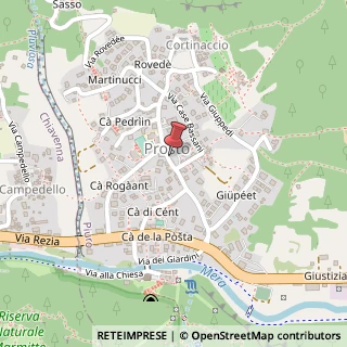 Mappa Via del Palazzo Vertemate, 17, 23020 Piuro, Sondrio (Lombardia)