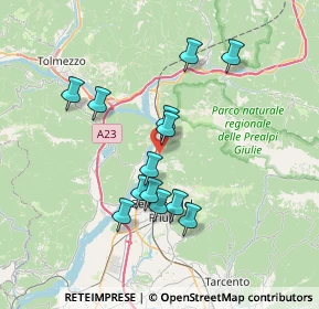 Mappa Via Borgo Rozza, 33010 Venzone UD, Italia (6.32154)