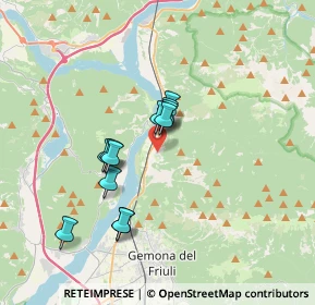 Mappa Via Borgo Rozza, 33010 Venzone UD, Italia (2.73)