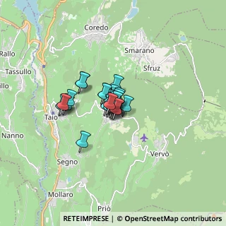 Mappa Via Predaia, 38010 Tres TN, Italia (0.66296)