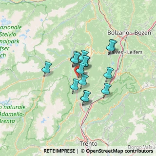 Mappa Via 4 Novembre, 38012 Taio TN, Italia (8.7475)