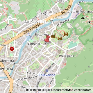 Mappa Via Francesco Dolzino, 128, 23022 Chiavenna, Sondrio (Lombardia)