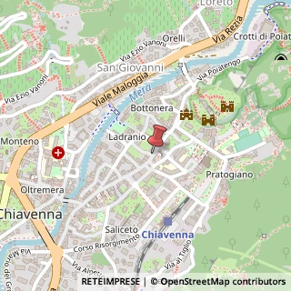 Mappa Via Francesco Dolzino, 111, 23022 Chiavenna, Sondrio (Lombardia)