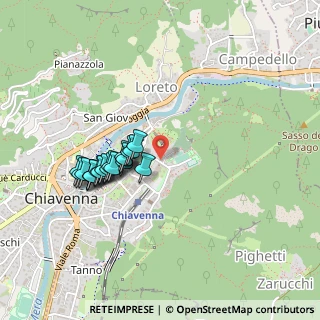 Mappa Via G. B. Picchi, 23022 Chiavenna SO, Italia (0.3895)