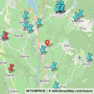 Mappa Via delle Albere, 38012 Taio TN, Italia (3.137)