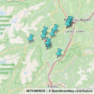 Mappa Via delle Albere, 38012 Taio TN, Italia (11.71583)