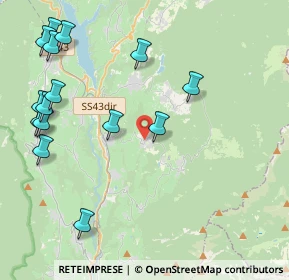 Mappa Piazza Celestino Zadra, 38010 Tres TN, Italia (5.08)