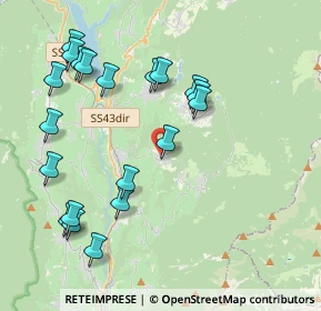 Mappa Piazza Celestino Zadra, 38010 Tres TN, Italia (4.395)